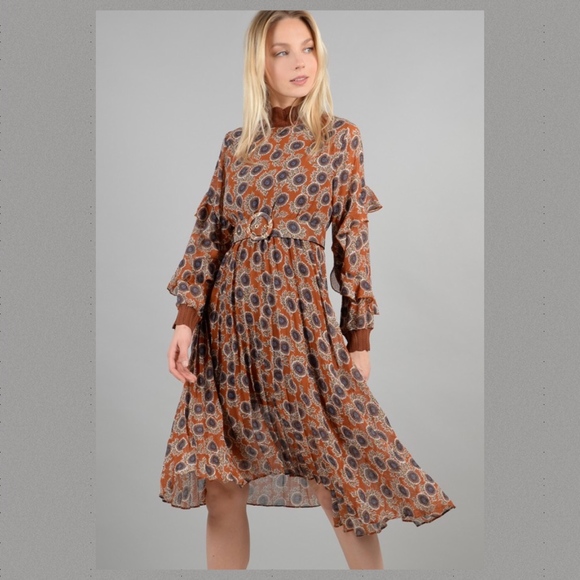 Angelique's Atelier Dresses & Skirts - Boho 70's Midi Dress